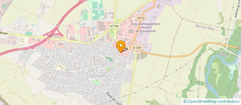 localisation de l'entreprise TEAMELEC 63 à LEMPDES