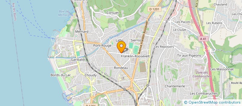 localisation de l'entreprise TEAMENOR  AIX-LES-BAINS