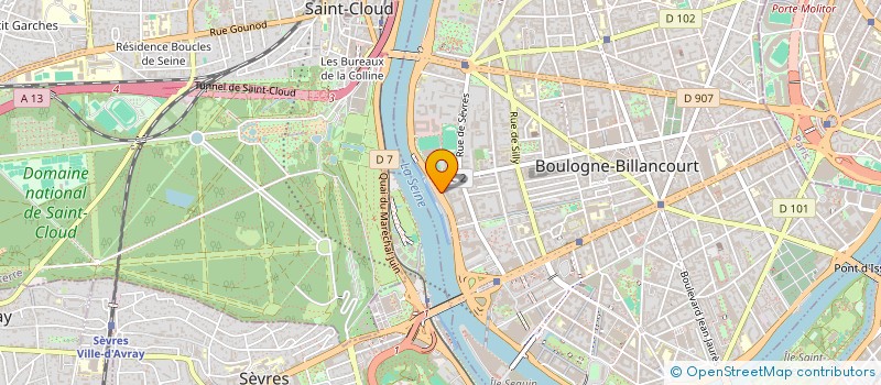 localisation de l'entreprise TEAMEO 1BIS à BOULOGNE-BILLANCOURT
