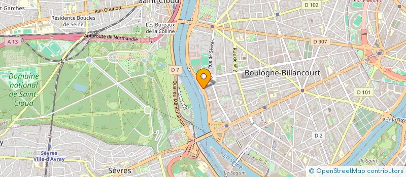 localisation de l'entreprise TEAMEO 2 à BOULOGNE-BILLANCOURT