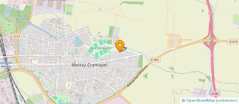 localisation de l'entreprise TEAMETUDE à MOISSY-CRAMAYEL