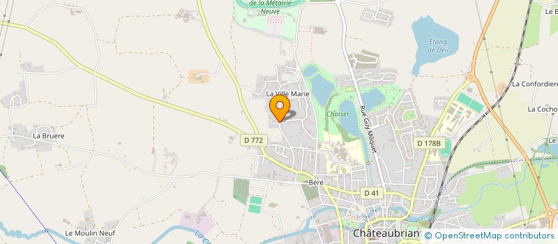 localisation de l'entreprise TEAMEXEL à CHATEAUBRIANT