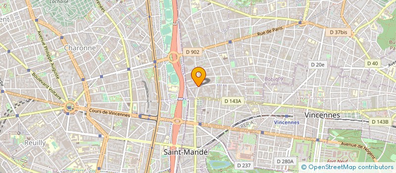 localisation de l'entreprise TEAMEXPORT à MONTREUIL