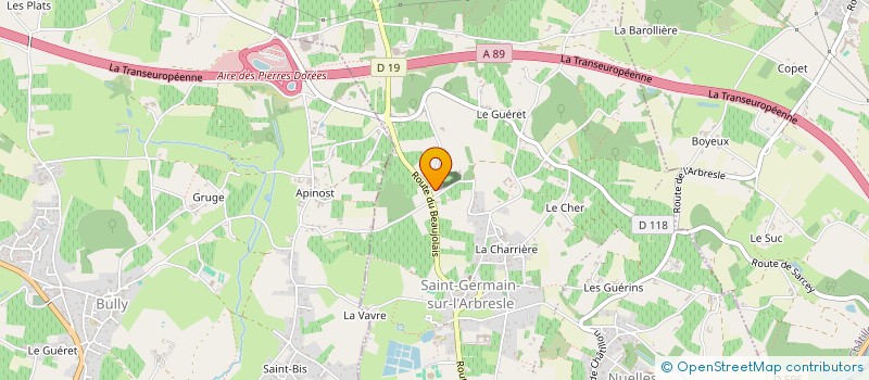 localisation de l'entreprise TEAMFTSC  SAINT-GERMAIN-NUELLES