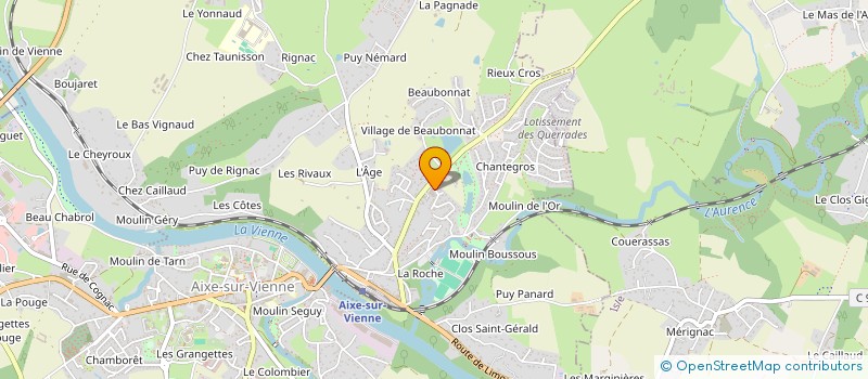 localisation de l'entreprise TEAMHV à AIXE-SUR-VIENNE
