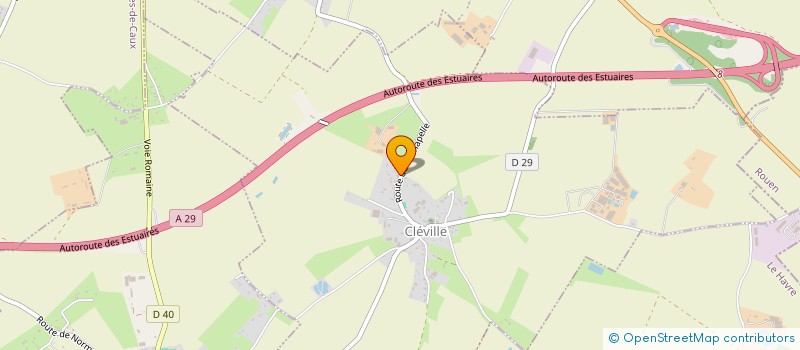 localisation de l'entreprise TEAMLAMO BRESTOT  CLEVILLE