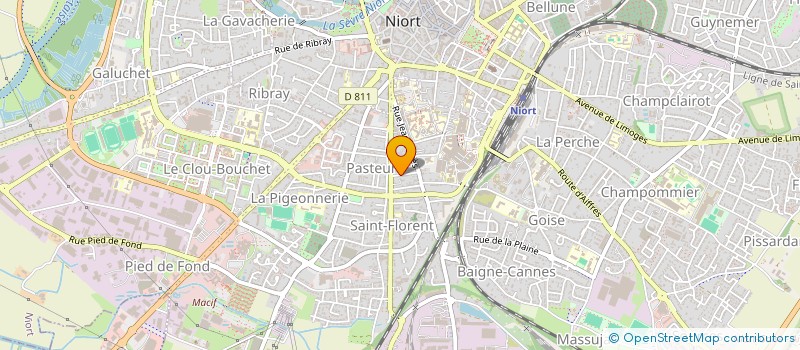 localisation de l'entreprise TEAMMO  NIORT