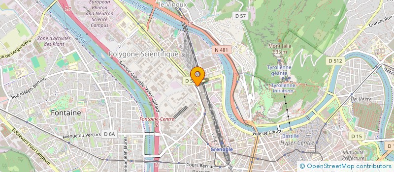 localisation de l'entreprise TEAMOTION à GRENOBLE