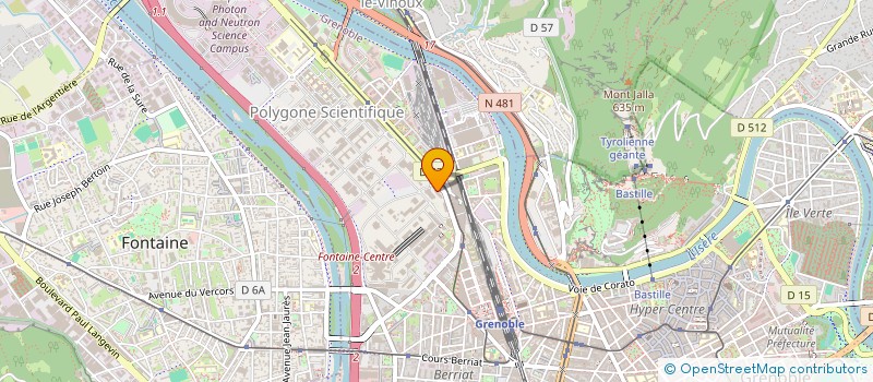 localisation de l'entreprise TEAMOTION HOLDING à GRENOBLE