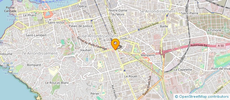 localisation de l'entreprise TEAMPACT  MARSEILLE 6EME