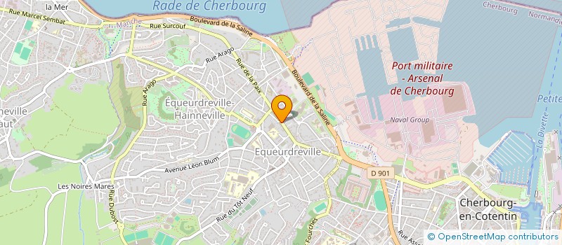 localisation de l'entreprise TEAMR à CHERBOURG-EN-COTENTIN