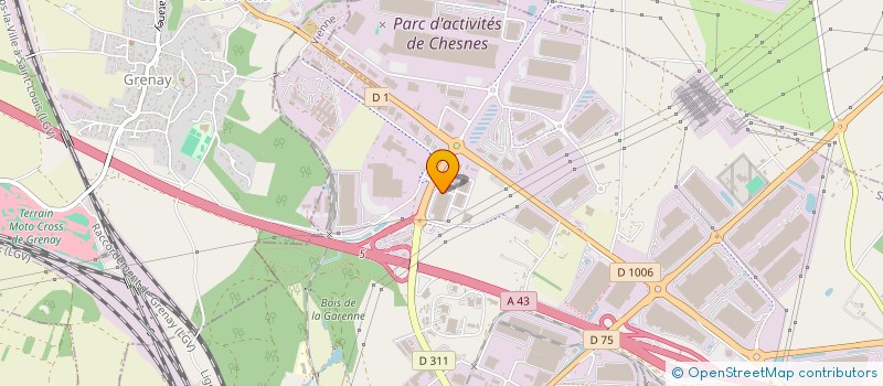 localisation de l'entreprise TEAMS à SAINT-QUENTIN-FALLAVIER