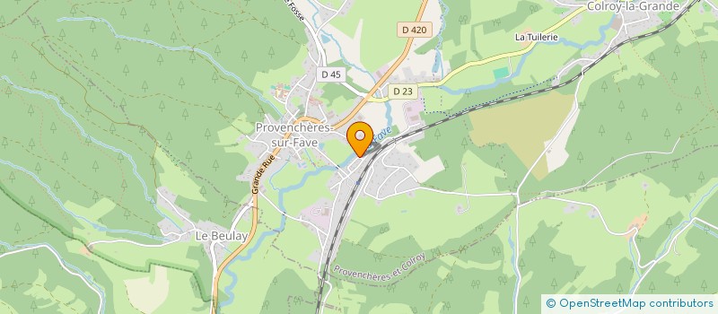 localisation de l'entreprise TEAMS BRICE COMPETITION  PROVENCHERES-ET-COLROY