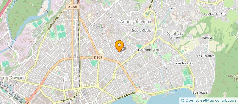 localisation de l'entreprise TEAMS CONNECT à ANNECY