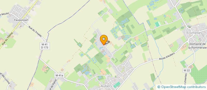 localisation de l'entreprise TEAMSANTE à AUBERS
