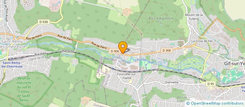 localisation de l'entreprise TEAMSYS 91 à GIF-SUR-YVETTE