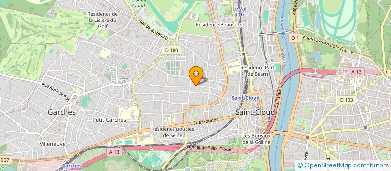 localisation de l'entreprise TEAMTALK à SAINT-CLOUD