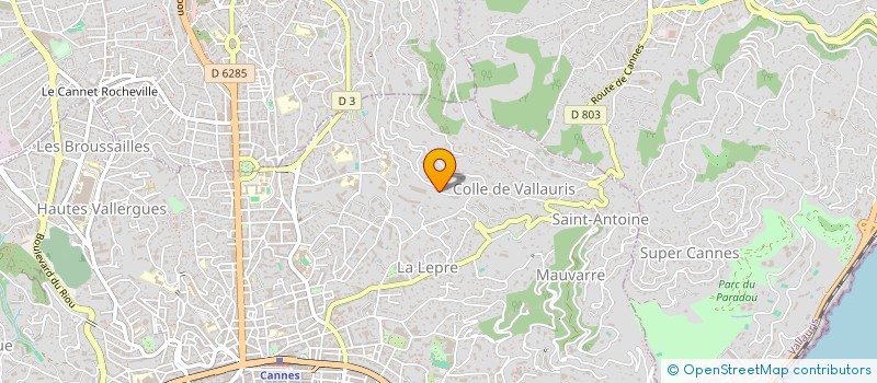 localisation de l'entreprise TEAMTREND à CANNES