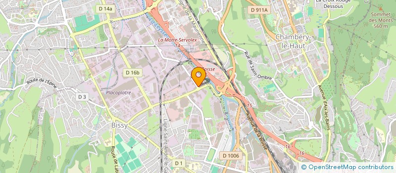 localisation de l'entreprise TEAMUP à CHAMBERY