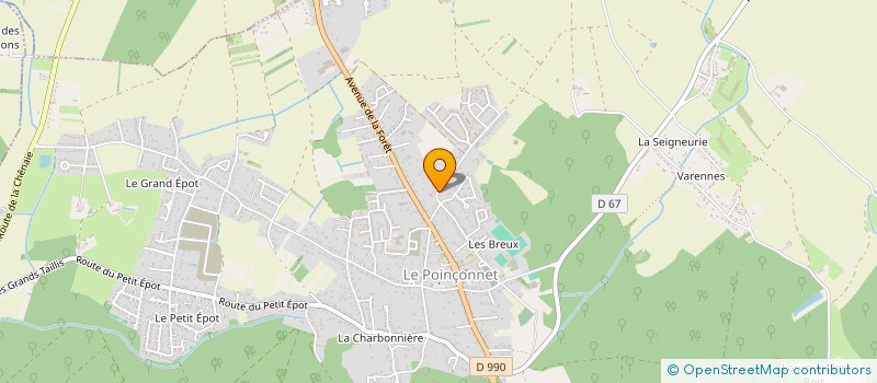 localisation de l'entreprise TEAMVP à LE POINCONNET
