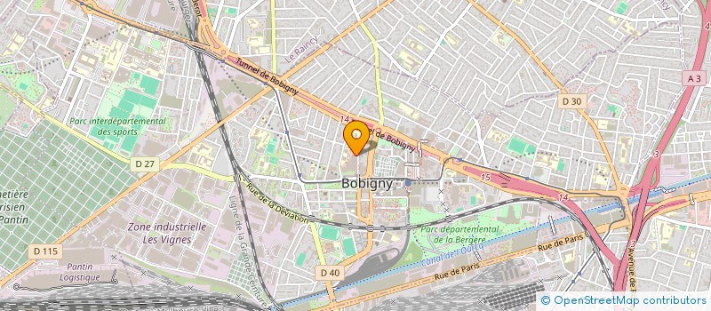 localisation de l'entreprise TEAMWORK à BOBIGNY