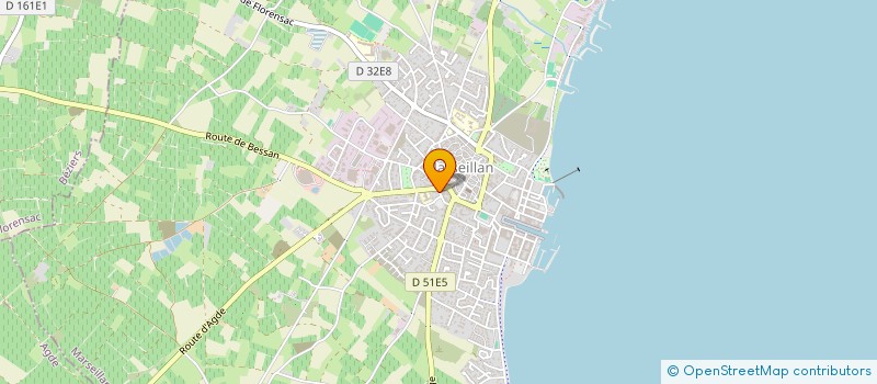 localisation de l'entreprise TEAMZ à MARSEILLAN