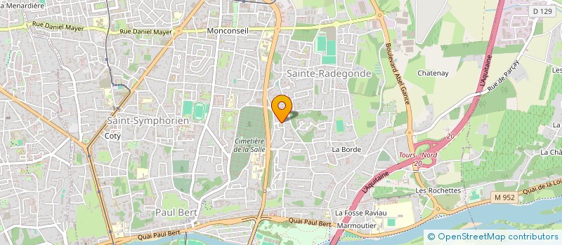 localisation de l'entreprise TEAMZIK  TOURS