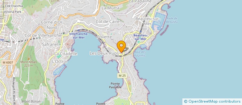 localisation de l'entreprise TEASY DATING à VILLEFRANCHE-SUR-MER