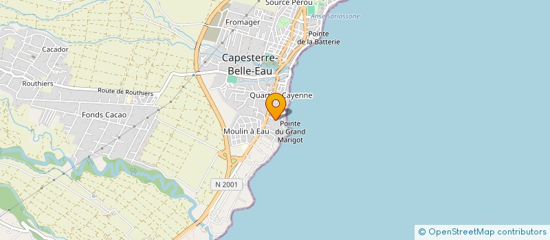 localisation de l'entreprise TEAT VWA BALAN MO VIVAN-MO TRASE PAROLES VIVANTES PAROLES TRACEES à CAPESTERRE-BELLE-EAU