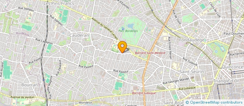 localisation de l'entreprise TEATE à BORDEAUX