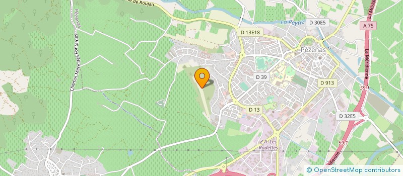 localisation de l'entreprise TEATRE BAUG - LANGUE D'OC ET TRANSMISSION à PEZENAS
