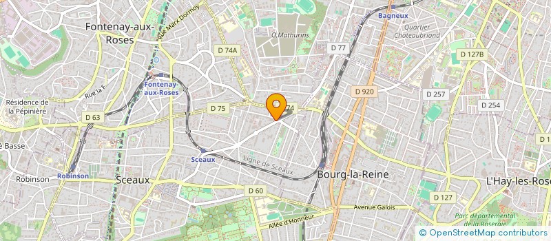 localisation de l'entreprise TEATROTOUR à SCEAUX