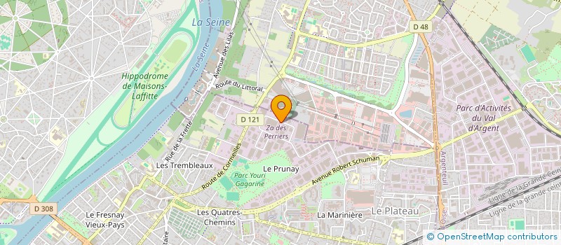 localisation de l'entreprise TEBA  SARTROUVILLE