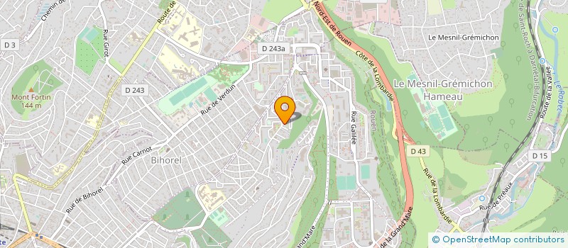 localisation de l'entreprise TEBANI à ROUEN