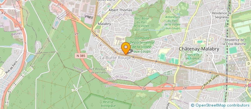 localisation de l'entreprise TEBAT à CHATENAY-MALABRY