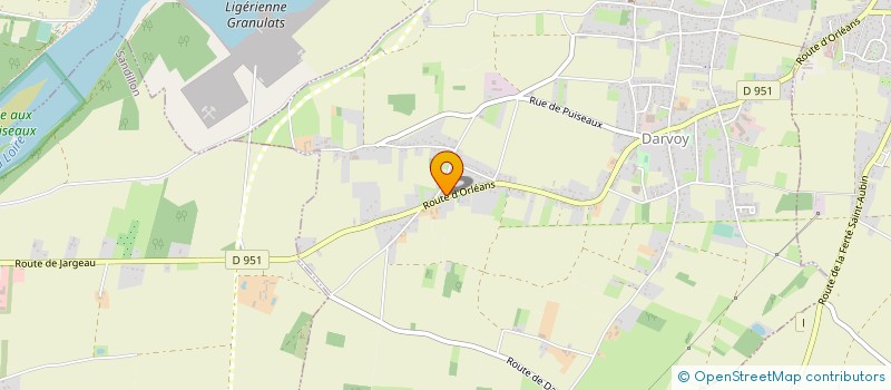 localisation de l'entreprise TEBAT CENTRE à DARVOY