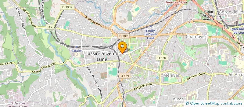 localisation de l'entreprise TEBC à TASSIN-LA-DEMI-LUNE