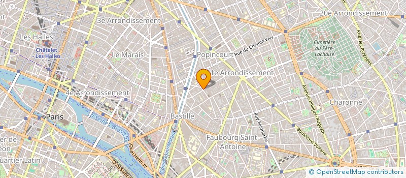 localisation de l'entreprise TEBE FIL à PARIS