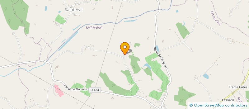 localisation de l'entreprise TEBENOT  ESCASSEFORT