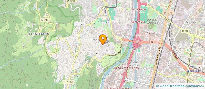 localisation de l'entreprise TEBERO VENTURES à SEYSSINS