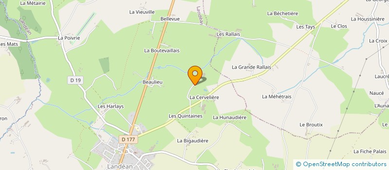 localisation de l'entreprise TEBONG à LANDEAN