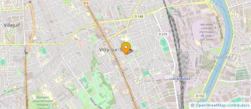 localisation de l'entreprise TEBOUL  VITRY-SUR-SEINE