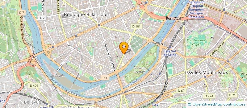 localisation de l'entreprise TEBOUL & ASSOCIES, COMMISSAIRES DE JUSTICE ASSOCIES  BOULOGNE-BILLANCOURT