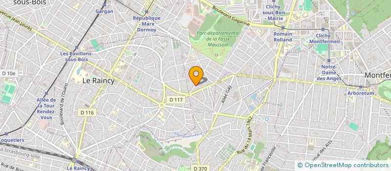 localisation de l'entreprise TEBOUL LEAEDEN à CLICHY-SOUS-BOIS