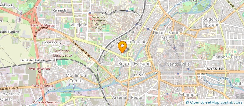 localisation de l'entreprise TEBU HOLDING  RENNES