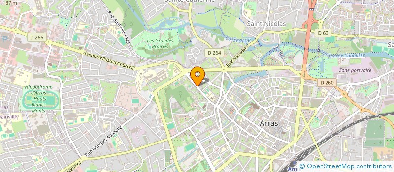 localisation de l'entreprise TEC 3 à ARRAS