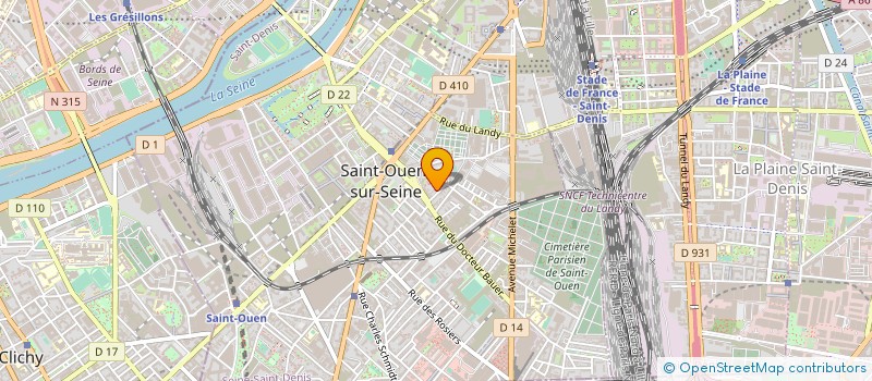 localisation de l'entreprise TEC à SAINT-OUEN-SUR-SEINE