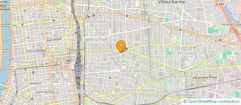 localisation de l'entreprise TEC à VILLEURBANNE
