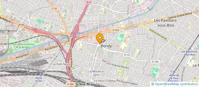 localisation de l'entreprise TEC  BONDY
