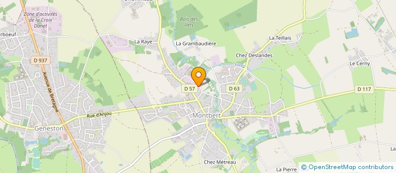 localisation de l'entreprise TEC  MONTBERT